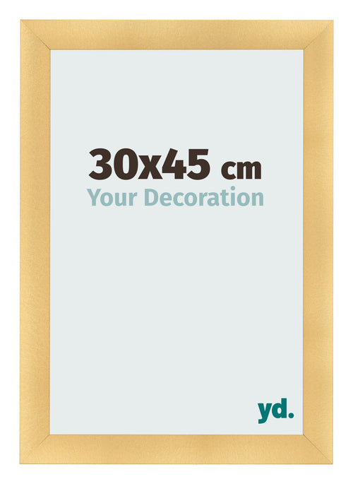 Marco de Fotos 30x45cm Dorado Vintage MDF Pisa Delantera Tamano | Yourdecoration.es