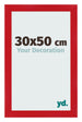 Marco de Fotos 30x50cm Rojo MDF Pisa Delantera Tamano | Yourdecoration.es