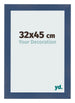 Marco de Fotos 32x45cm Azul Oscuro Barrido MDF Pisa Delantera Tamano | Yourdecoration.es