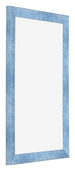 Marco de Fotos 33x48cm Claro Azul Barrido MDF Pisa Delantera Oblicuo | Yourdecoration.es