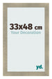 Marco de Fotos 33x48cm Dorado Vintage MDF Pisa Delantera Tamano | Yourdecoration.es