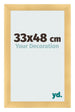 Marco de Fotos 33x48cm Dorado Vintage MDF Pisa Delantera Tamano | Yourdecoration.es