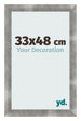 Marco de Fotos 33x48cm Metal Vintage MDF Pisa Delantera Tamano | Yourdecoration.es