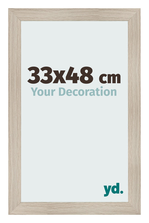 Marco de Fotos 33x48cm Roble Rustico MDF Pisa Delantera Tamano | Yourdecoration.es