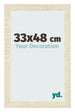 Marco de Fotos 33x48cm Roble Sonoma MDF Pisa Delantera Tamano | Yourdecoration.es
