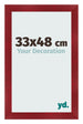 Marco de Fotos 33x48cm Vino Tinto Barrido MDF Pisa Delantera Tamano | Yourdecoration.es