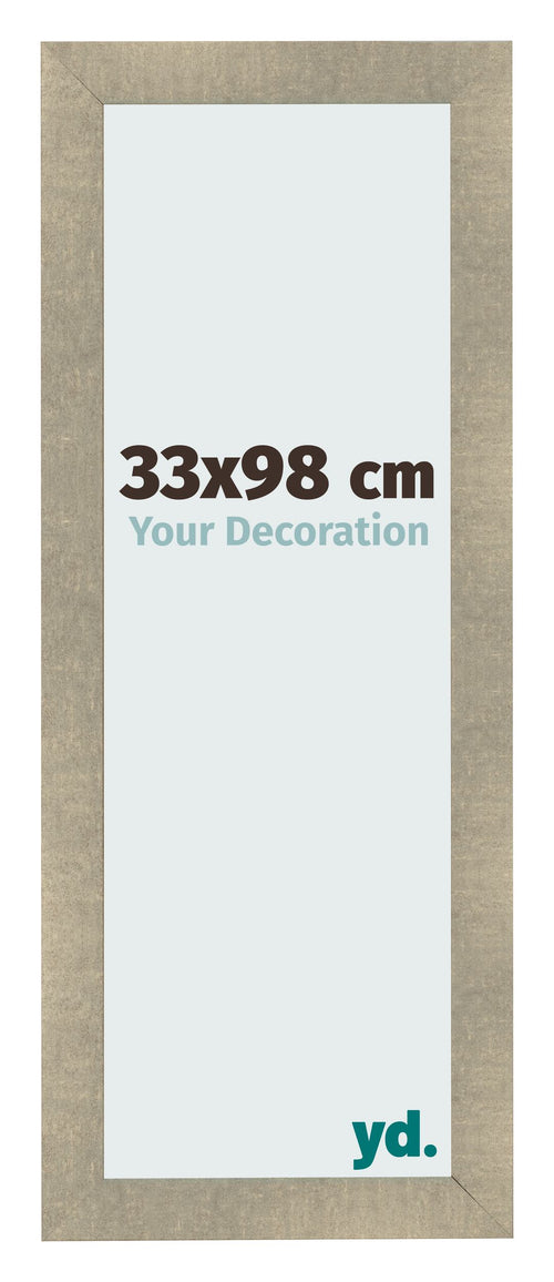 Marco de Fotos 33x98cm Dorado Vintage MDF Pisa Delantera Tamano | Yourdecoration.es