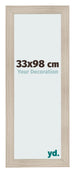 Marco de Fotos 33x98cm Roble Rustico MDF Pisa Delantera Tamano | Yourdecoration.es