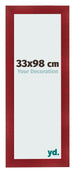 Marco de Fotos 33x98cm Vino Tinto Barrido MDF Pisa Delantera Tamano | Yourdecoration.es