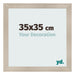 Marco de Fotos 35x35cm Roble Rustico MDF Pisa Delantera Tamano | Yourdecoration.es