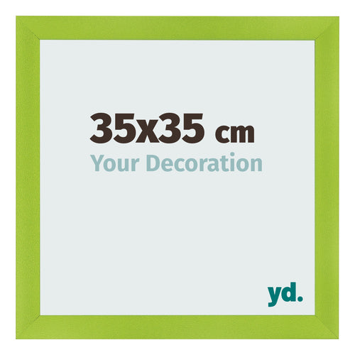 Marco de Fotos 35x35cm Verde MDF Pisa Delantera Tamano | Yourdecoration.es