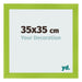 Marco de Fotos 35x35cm Verde MDF Pisa Delantera Tamano | Yourdecoration.es