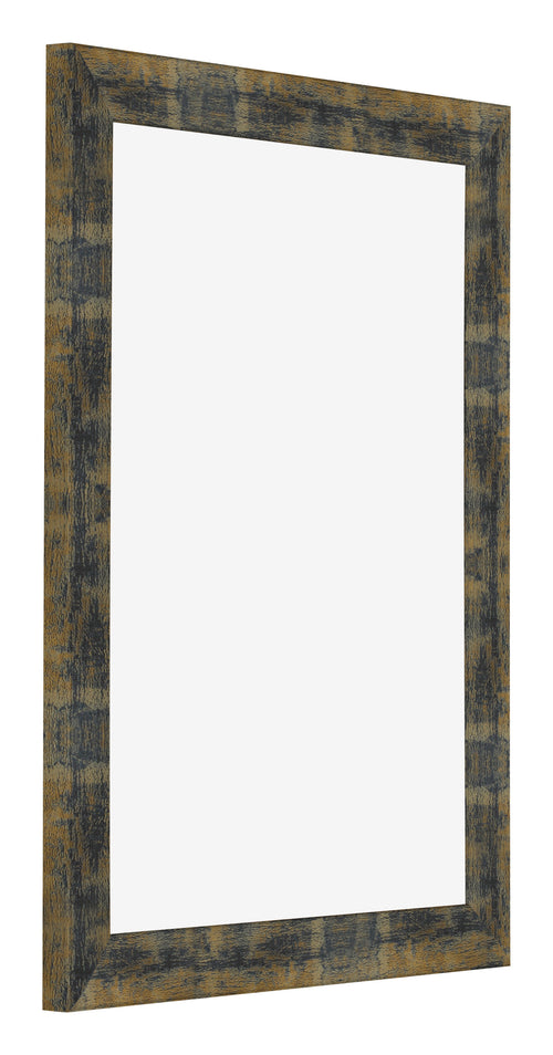 Marco de Fotos 36x48cm Azul Y Dorado Fusionado MDF Pisa Delantera Oblicuo | Yourdecoration.es
