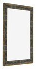 Marco de Fotos 36x48cm Azul Y Dorado Fusionado MDF Pisa Delantera Oblicuo | Yourdecoration.es