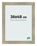 Marco de Fotos 36x48cm Dorado Vintage MDF Pisa Delantera Tamano | Yourdecoration.es