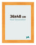 Marco de Fotos 36x48cm Naranja MDF Pisa Delantera Tamano | Yourdecoration.es