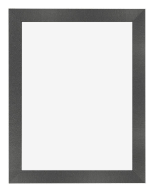 Marco de Fotos 36x48cm Negro Plateado Pulido MDF Pisa Delantera | Yourdecoration.es