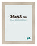 Marco de Fotos 36x48cm Roble Rustico MDF Pisa Delantera Tamano | Yourdecoration.es