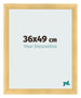 Marco de Fotos 36x49cm Dorado Vintage MDF Pisa Delantera Tamano | Yourdecoration.es