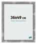 Marco de Fotos 36x49cm Metal Vintage MDF Pisa Delantera Tamano | Yourdecoration.es