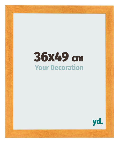 Marco de Fotos 36x49cm Naranja MDF Pisa Delantera Tamano | Yourdecoration.es