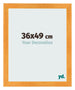Marco de Fotos 36x49cm Naranja MDF Pisa Delantera Tamano | Yourdecoration.es