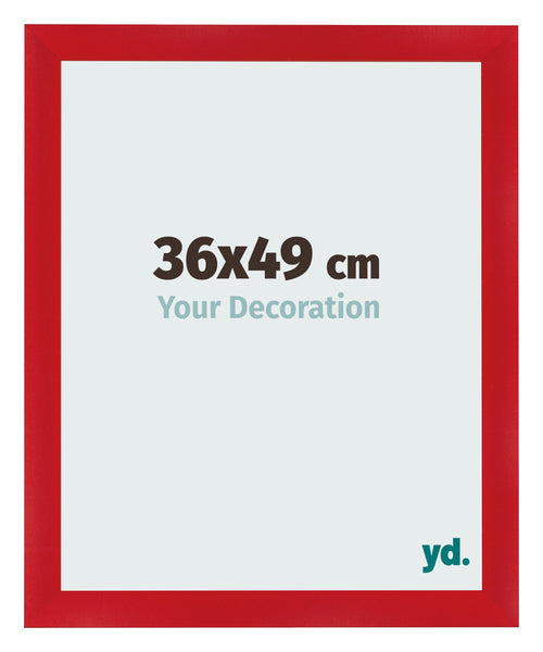 Marco de Fotos 36x49cm Rojo MDF Pisa Delantera Tamano | Yourdecoration.es