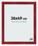 Marco de Fotos 36x49cm Vino Tinto Barrido MDF Pisa Delantera Tamano | Yourdecoration.es