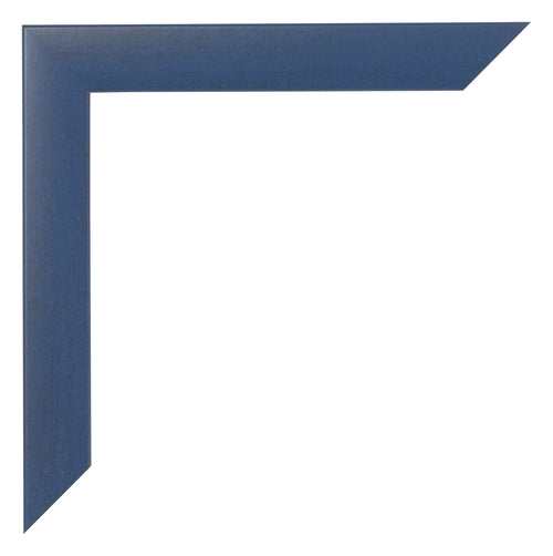 Marco de Fotos 37 5x98cm Azul Oscuro Barrido MDF Pisa Detalle Esquina | Yourdecoration.es