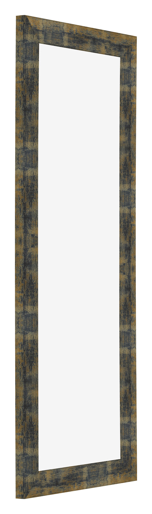 Marco de Fotos 37 5x98cm Azul Y Dorado Fusionado MDF Pisa Delantera Oblicuo | Yourdecoration.es