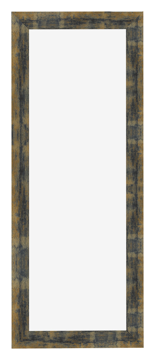 Marco de Fotos 37 5x98cm Azul Y Dorado Fusionado MDF Pisa Delantera | Yourdecoration.es