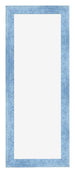 Marco de Fotos 37 5x98cm Claro Azul Barrido MDF Pisa Delantera | Yourdecoration.es
