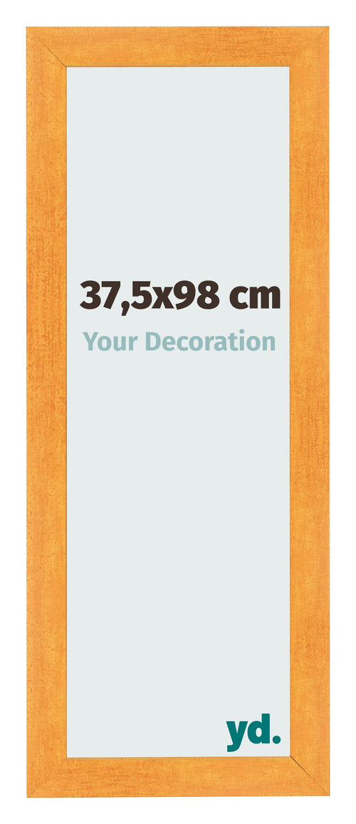 Marco de Fotos 37 5x98cm Naranja MDF Pisa Delantera Tamano | Yourdecoration.es