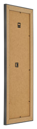 Marco de Fotos 37 5x98cm Negro Plateado Pulido MDF Pisa Trasera Oblicuo | Yourdecoration.es