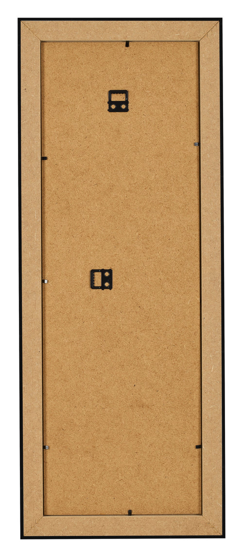 Marco de Fotos 37 5x98cm Negro Plateado Pulido MDF Pisa Trasera | Yourdecoration.es