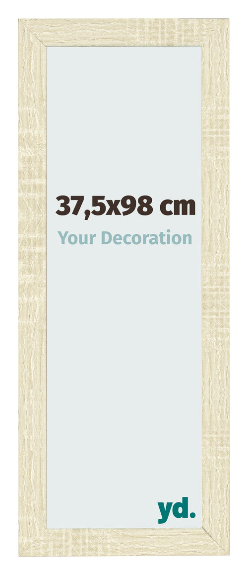 Marco de Fotos 37 5x98cm Roble Sonoma MDF Pisa Delantera Tamano | Yourdecoration.es