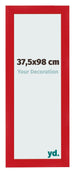 Marco de Fotos 37 5x98cm Rojo MDF Pisa Delantera Tamano | Yourdecoration.es