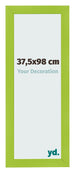 Marco de Fotos 37 5x98cm Verde MDF Pisa Delantera Tamano | Yourdecoration.es