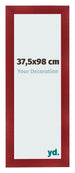 Marco de Fotos 37 5x98cm Vino Tinto Barrido MDF Pisa Delantera Tamano | Yourdecoration.es