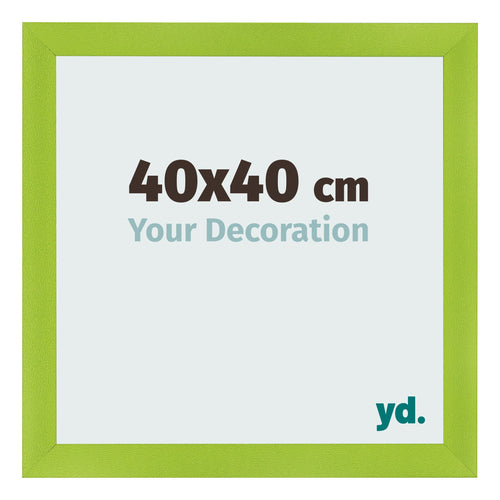 Marco de Fotos 40x40cm Verde MDF Pisa Delantera Tamano | Yourdecoration.es