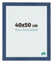 Marco de Fotos 40x50cm Azul Oscuro Barrido MDF Pisa Delantera Tamano | Yourdecoration.es