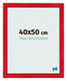 Marco de Fotos 40x50cm Rojo MDF Pisa Delantera Tamano | Yourdecoration.es