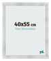 Marco de Fotos 40x55cm Aluminio Cepillado MDF Pisa Delantera Tamano | Yourdecoration.es