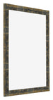 Marco de Fotos 40x55cm Azul Y Dorado Fusionado MDF Pisa Delantera Oblicuo | Yourdecoration.es