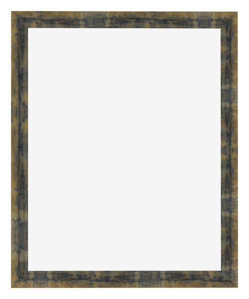 Marco de Fotos 40x55cm Azul Y Dorado Fusionado MDF Pisa Delantera | Yourdecoration.es
