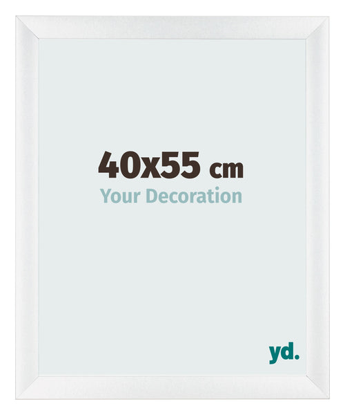 Marco de Fotos 40x55cm Blanco Vintage MDF Pisa Delantera Tamano | Yourdecoration.es