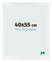 Marco de Fotos 40x55cm Blanco Vintage MDF Pisa Delantera Tamano | Yourdecoration.es