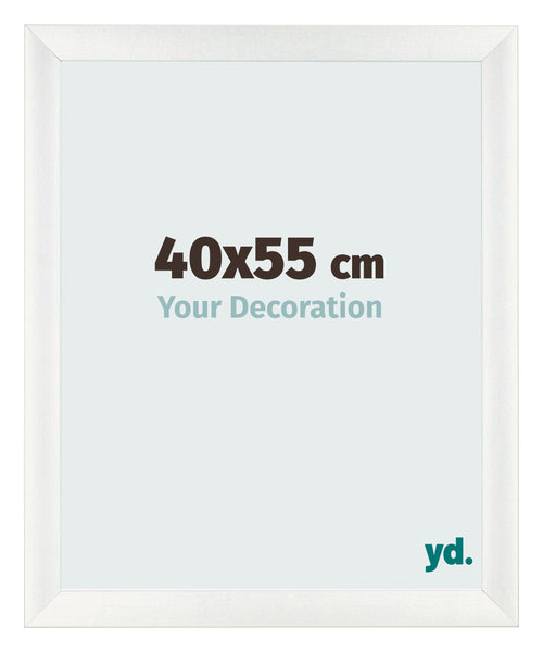 Marco de Fotos 40x55cm Blanco Vintage MDF Pisa Delantera Tamano | Yourdecoration.es