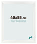 Marco de Fotos 40x55cm Blanco Vintage MDF Pisa Delantera Tamano | Yourdecoration.es