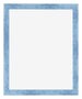 Marco de Fotos 40x55cm Claro Azul Barrido MDF Pisa Delantera | Yourdecoration.es